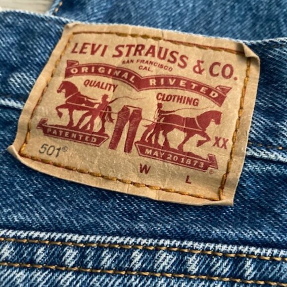 Vintage Selvedge Levi 501 Jeans 24/26 - Picture 7 of 8